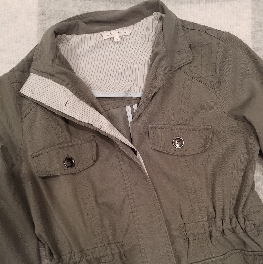 willow & clay. military jacket. - Picture 5 of 8